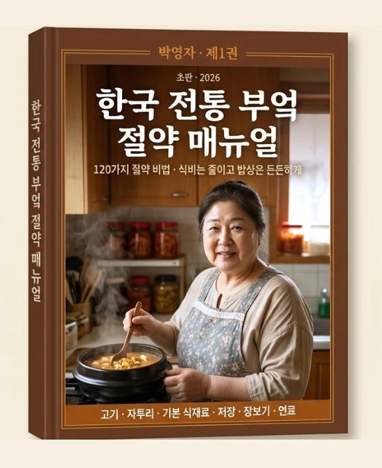 한국 전통 부엌 절약 매뉴얼